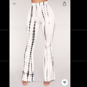 jazmin tie dye flare pants